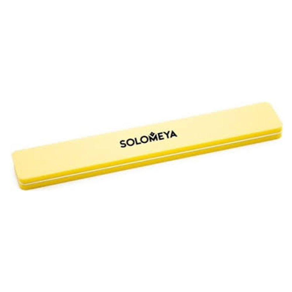 

Пилочки Solomeya, Баф для ногтей Solomeya Square Sanding Sponge желтый 100/180