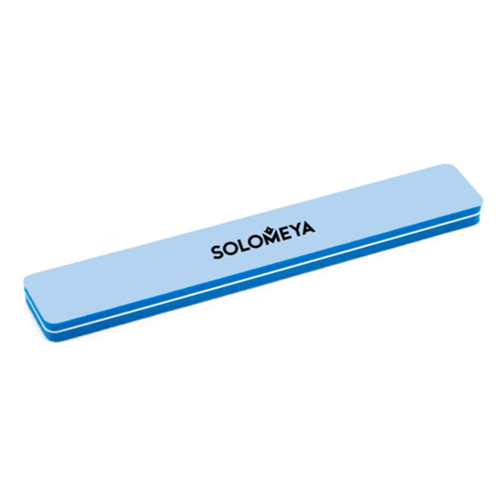 

Пилочки Solomeya, Баф для ногтей Solomeya Square Sanding Sponge голубой 180/180