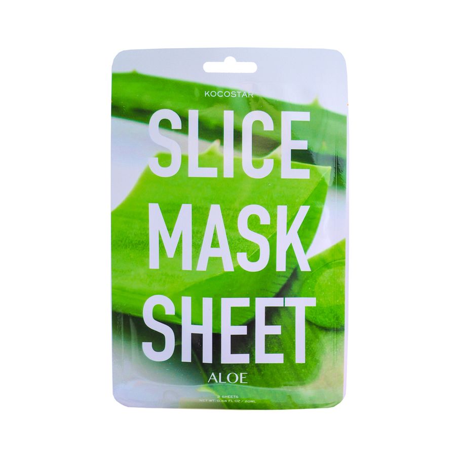 

Маски для лица Kocostar, Маска-слайс Kocostar Slice Mask Sheet Aloe Алоэ Вера 20 мл