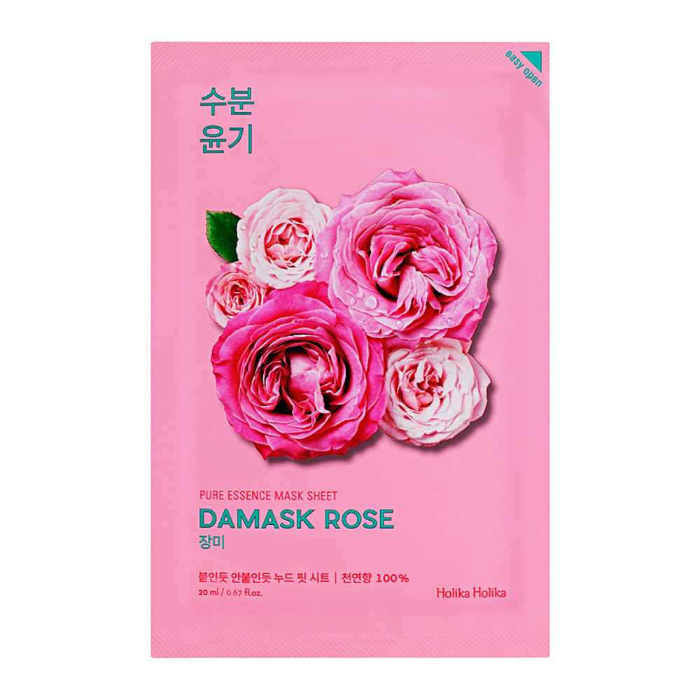 

Маски для лица Holika Holika, Тканевая маска Holika Holika Pure Essence Damask Rose с маслом дамасской розы