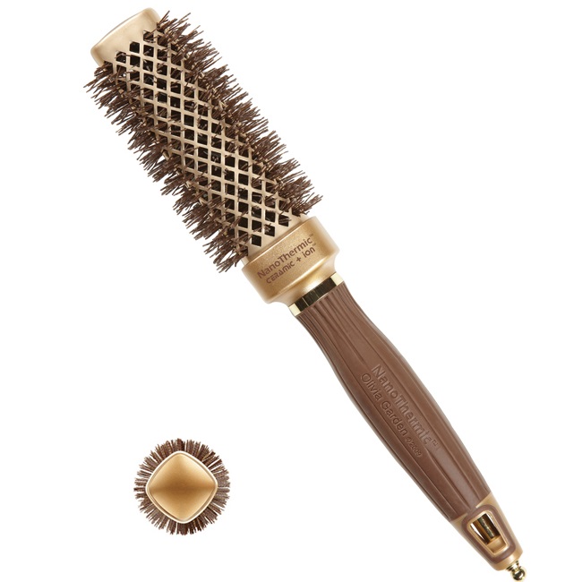 

Термобрашинги Olivia Garden, Термобрашинг Olivia Garden Ceramic + ion Nano Thermic Shaper OGBNTSHS30 30 мм