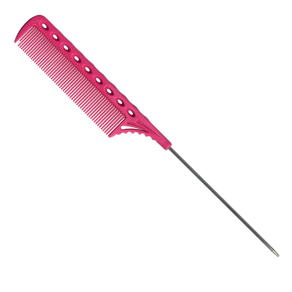 

Гребни Y.S.Park, Гребень Y.S.Park YS 108 Tail Comb с хвостиком розовый