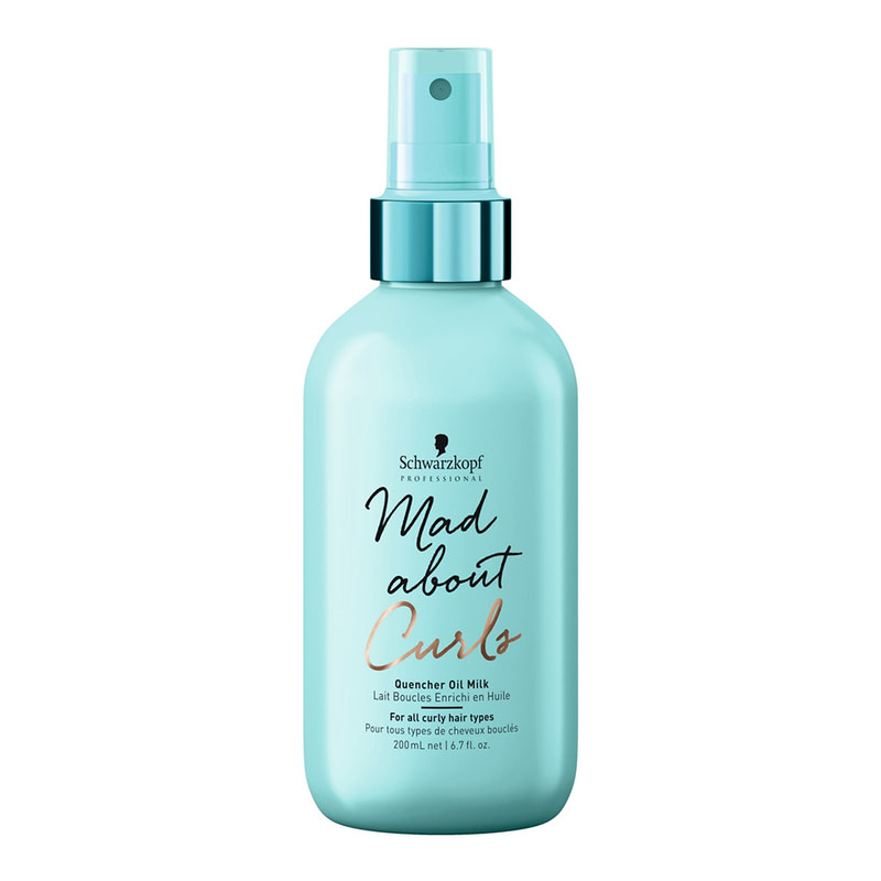 

Стайлинг волос Schwarzkopf, Молочко Schwarzkopf Mad About Curls Quencher oil milk для укладки кудрявых волос 200 мл