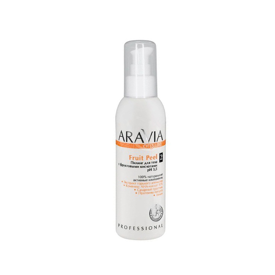 

Пилинг для тела Aravia, Гель-эксфолиант для тела Aravia Organic Fruit Peel с Фруктовыми кислотами 150 мл