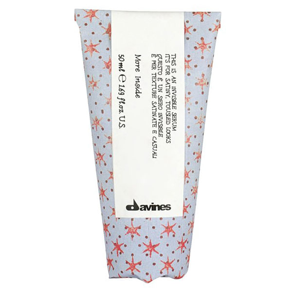 

Стайлинг волос Davines, Невидимая сыворотка Davines More Inside для небрежного стайлинга с сатиновым блеском 50 мл