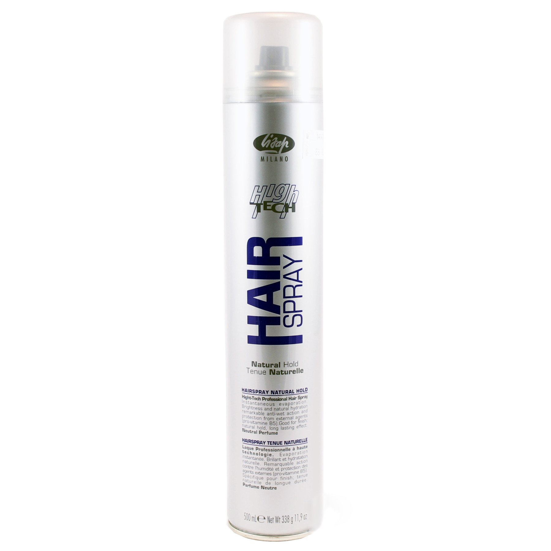 

Стайлинг волос Lisap, Лак для волос Lisap High Tech Hair Spray Natural нормальной фиксации 500 мл