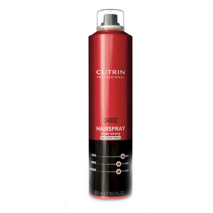 

Стайлинг волос Cutrin, Лак для волос Cutrin Chooz Hair Spray Quick-Dry Formula экстра-сильной фиксации 300 мл