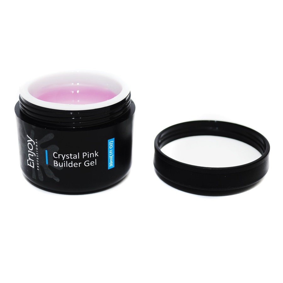 

Гели для наращивания ногтей Enjoy Professional, Конструирующий гель Enjoy Crystal Pink Builder Gel розовый 30 мл