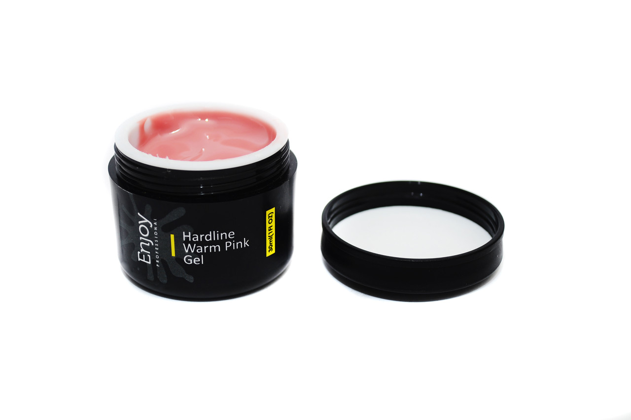 

Гели для наращивания ногтей Enjoy Professional, Камуфлирующий гель Enjoy Hardline Warm Pink Gel темно-розовый 30 мл