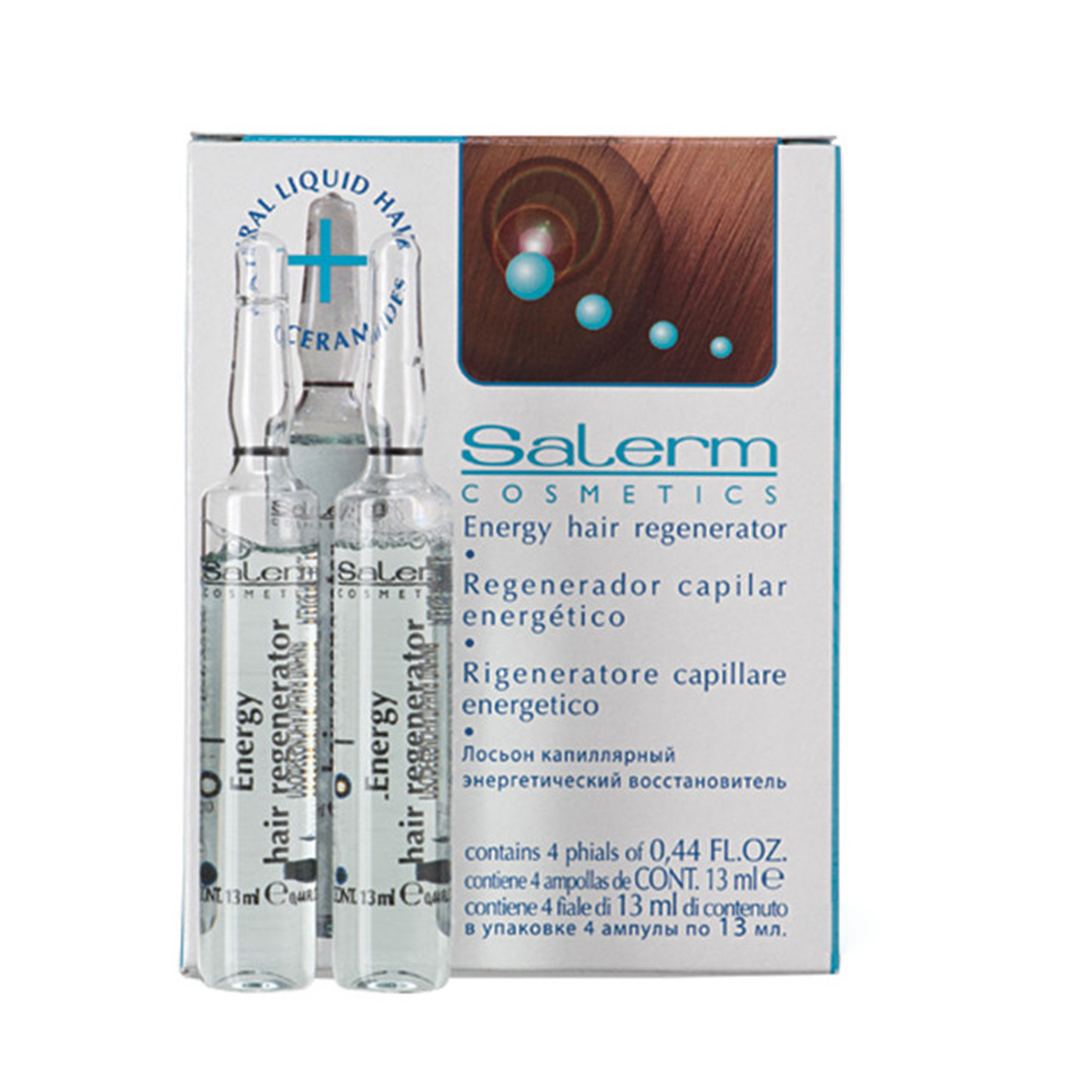

Лосьоны для волос Salerm, Лосьон Salerm Hair Revitalizer rапилярный энергетический восстановитель 50 мл