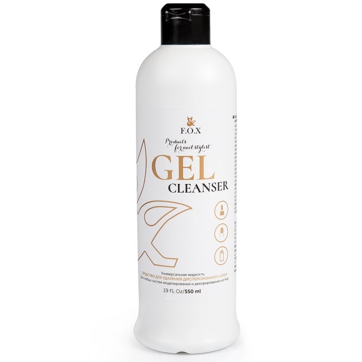 

Снятие липкого слоя F.O.X, Средство для снятия липкого слоя F.O.X Gold Cleanser 550 мл