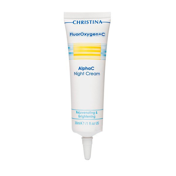 

Кремы для лица Christina, Ночной крем Christina FluorOxygen + C Alpha Night Cream Осветляющий 30 мл