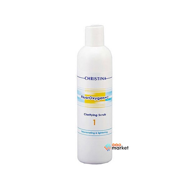

Скрабы, пилинг Christina, Очищающий скраб Christina FluorOxygen + C Clarifying Scrub FLU1 шаг 1 300 мл