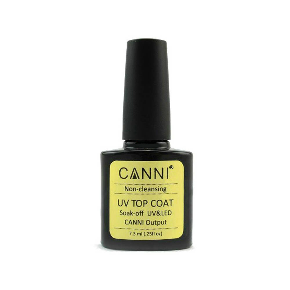 

Топовое покрытие для гель-лака Canni, Топовое покрытие Canni Top Coat без липкого слоя 7,3 мл