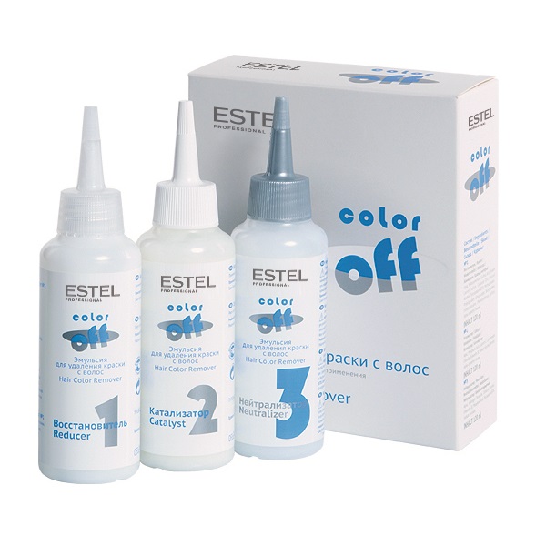

Ремуверы для волос и кожи Estel, Эмульсия Estel Color Off для удаления краски с волос 360 мл