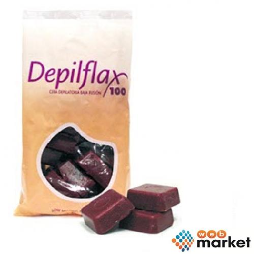 

В таблетках Depilflax, Воск в брикетах Depilflax горячий красное Вино 1 кг