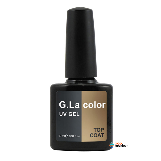 

Топовое покрытие для гель-лака G.La color, Верхнее покрытие G.Lacolor Top Coat 10 мл